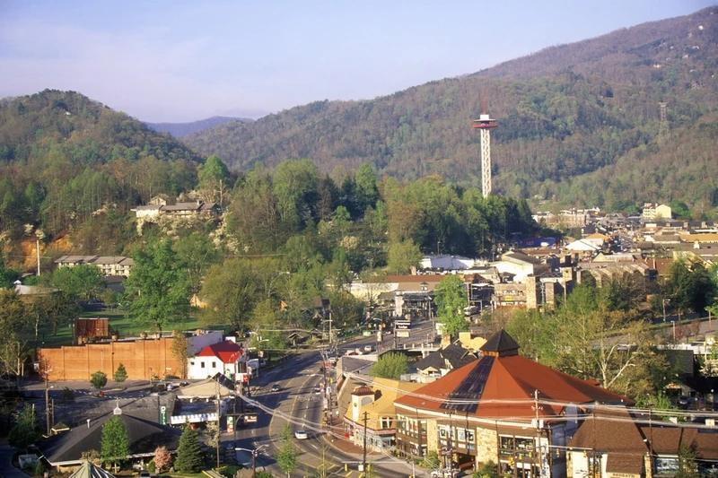 Gatlinburg during the day