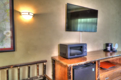 tv and microwave