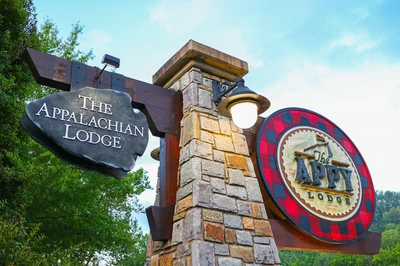 The Appy Lodge sign