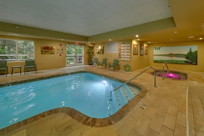 Appy Lodge indoor pool and hot tub