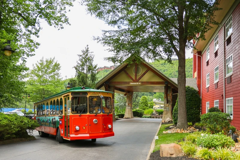 trolley at The Appy Lodge