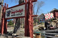 Ripley's Davy Crockett Mini Golf sign