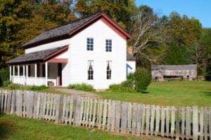 The Becky Cable House in Cades Cove.
