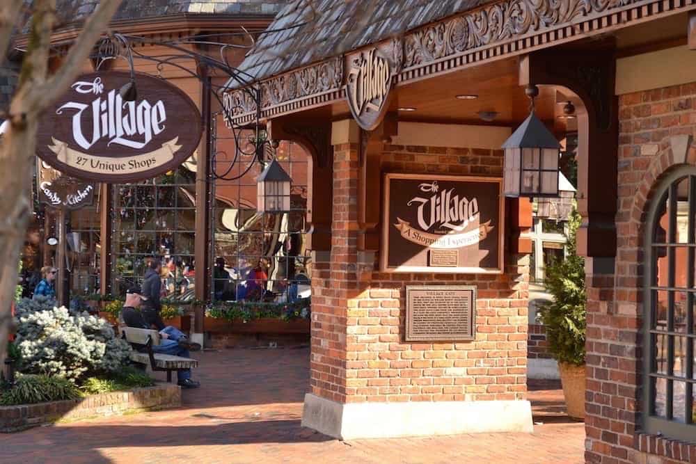 The entrance to The Village in Gatlinburg.