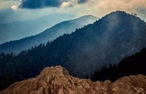 Mount LeConte Cliff top