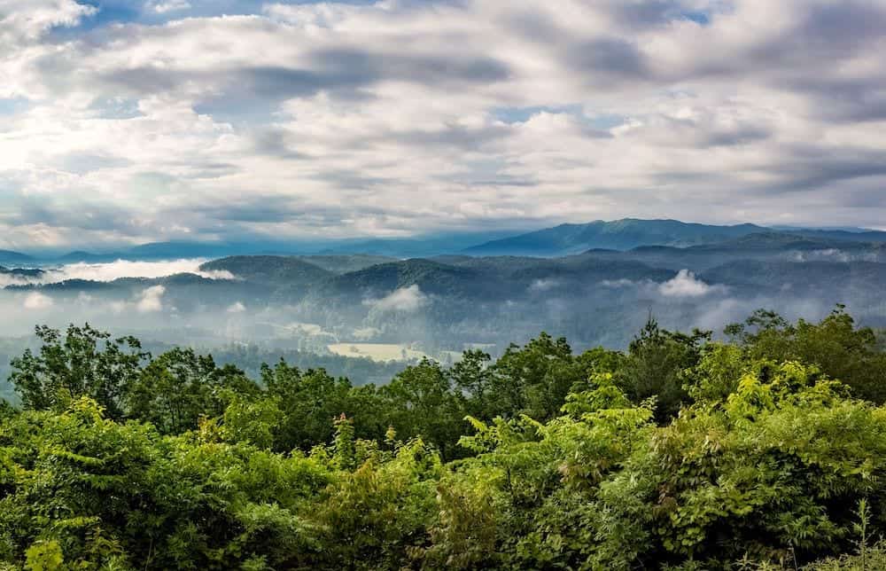 foothills parkway in the great smoky mountains national park