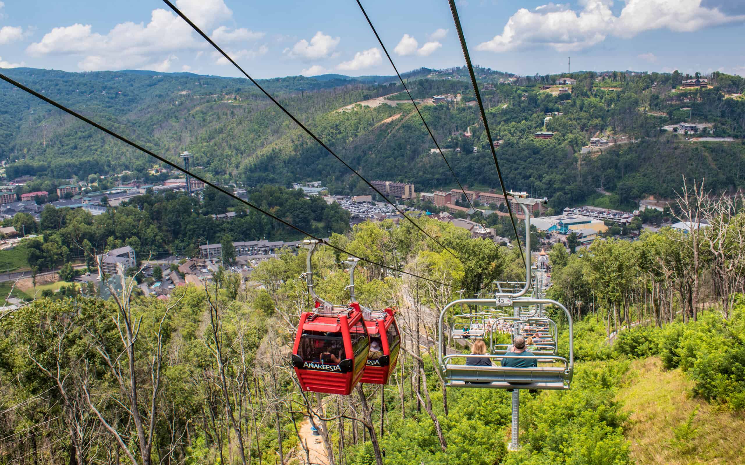 anakeesta's chairlift and gondolas