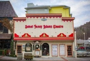 sweet fanny adams theatre in downtown gatlinburg