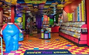 candy inside super fun zone in Gatlinburg